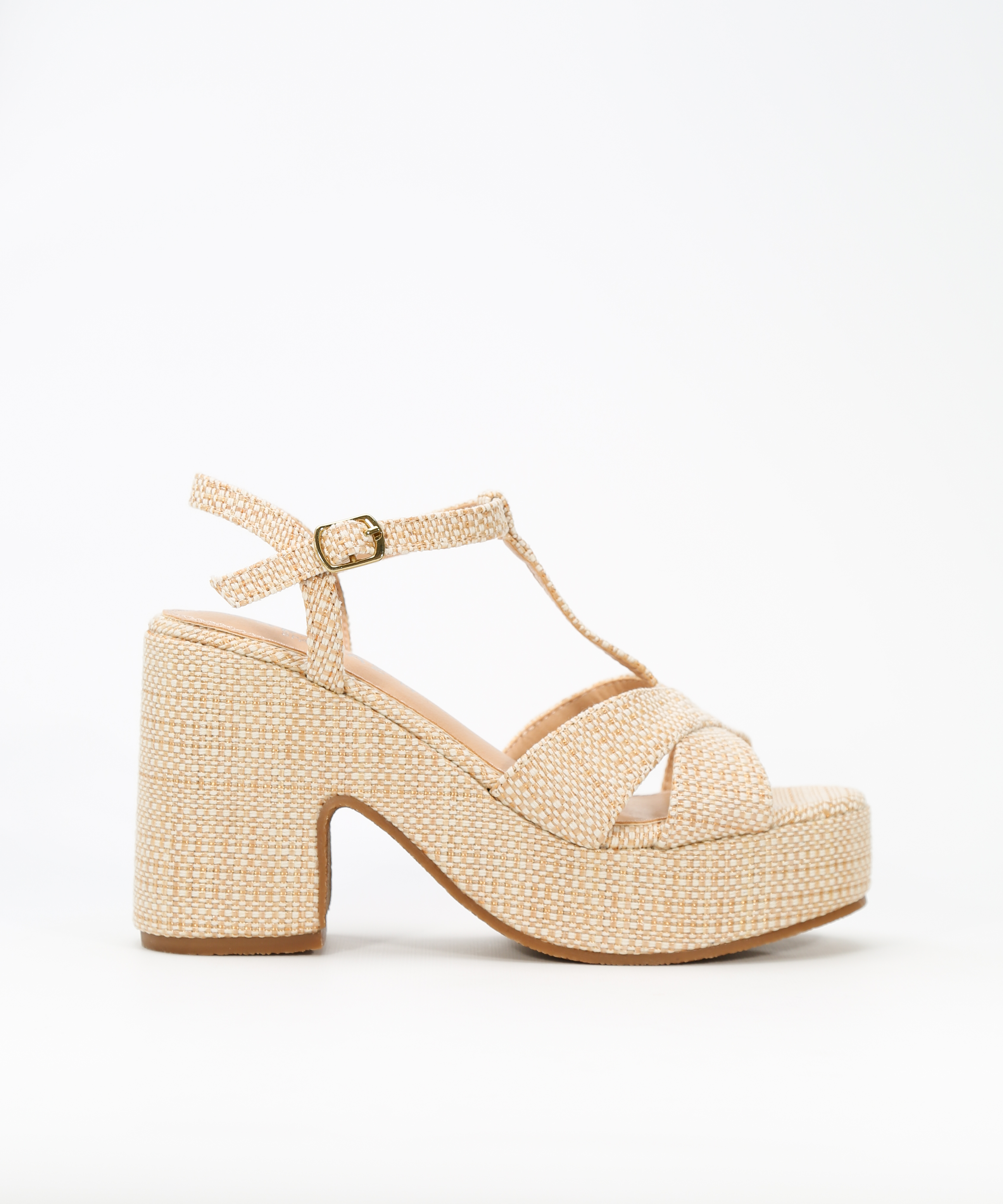 Sandalias plataforma tira en T image number null